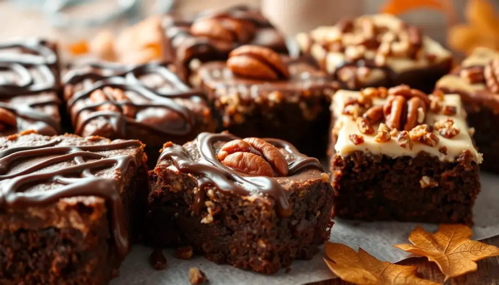 pecan pie brownie variations