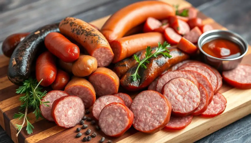 sausage selection