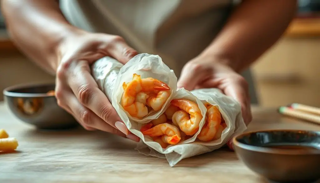 wrapping egg rolls techniques