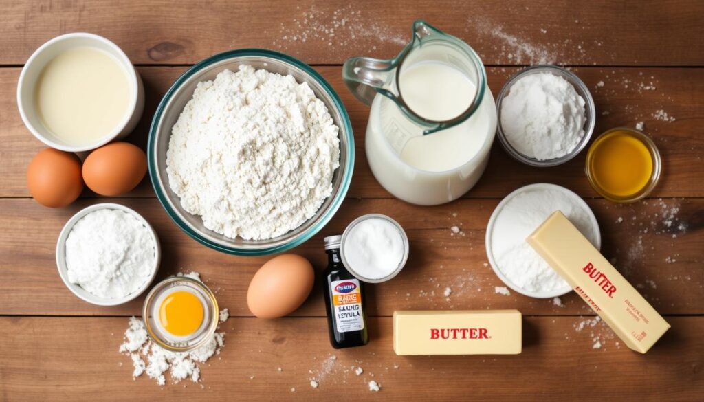 key ingredients for hot milk cake